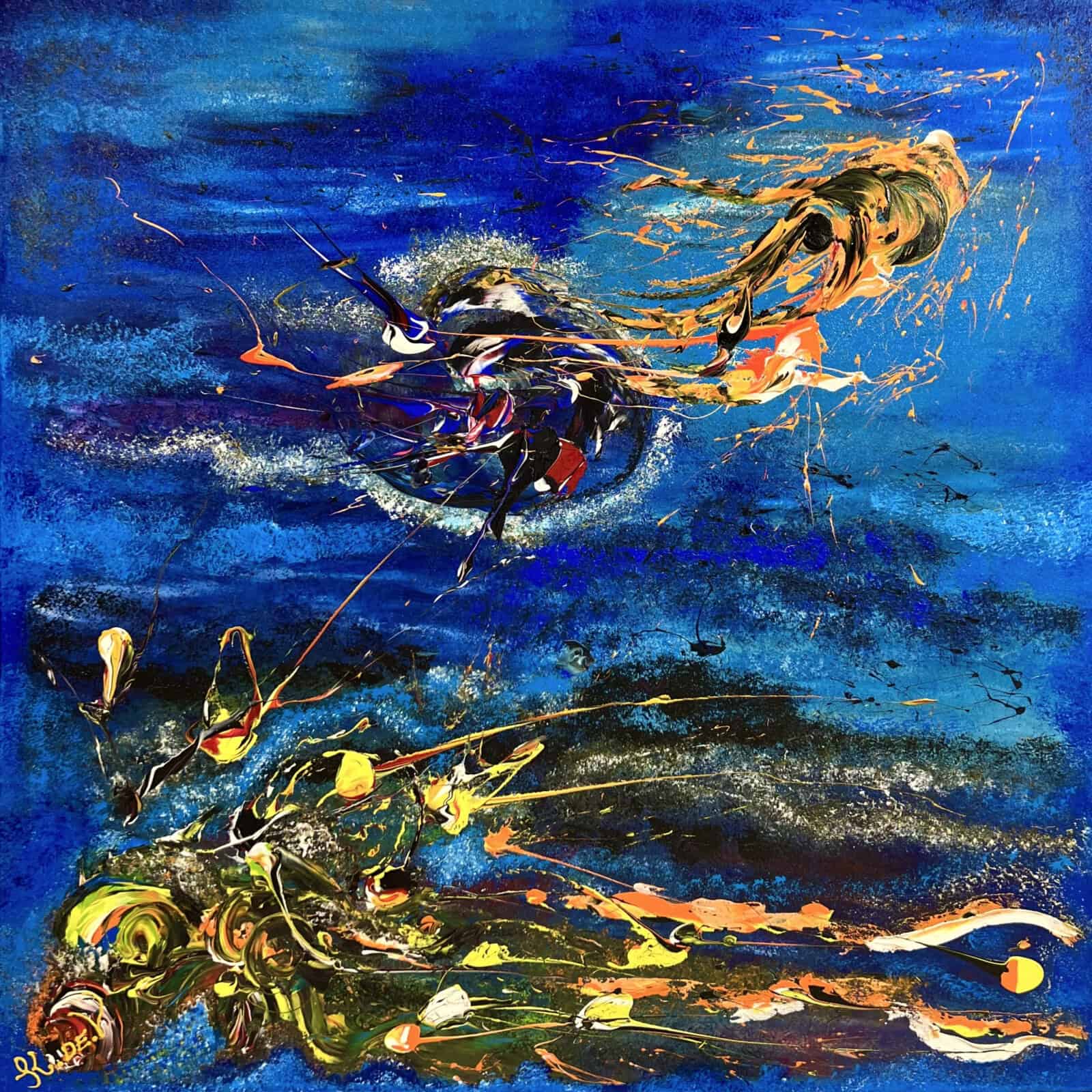 Deep blue by Keren de Vreede